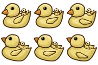 【無料DL】【ピクリエ用】アヒルアバターセット