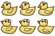 【無料DL】【ピクリエ用】アヒルアバターセット