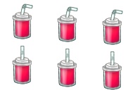 【無料DL】【ピクリエ用】ドリンクアバターセット