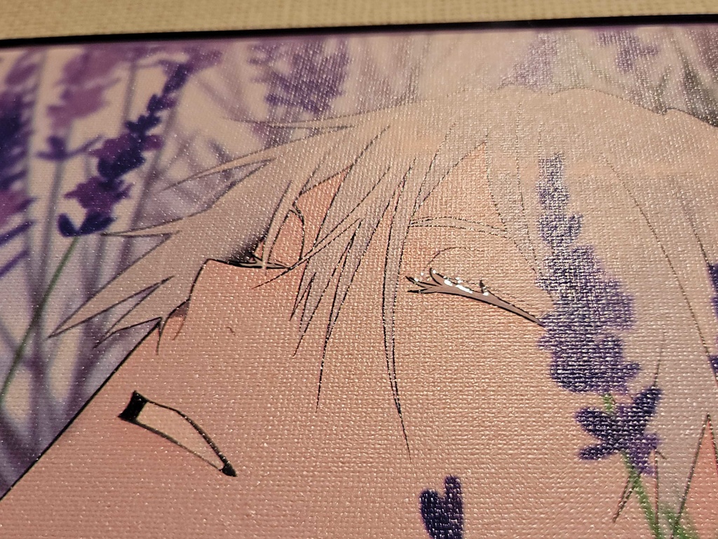 安眠 キャンバスボード+アクリルケース(三角吊りカン等付き)