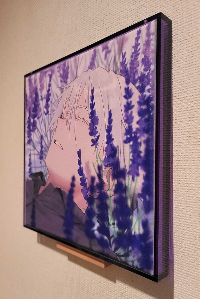 安眠 キャンバスボード+アクリルケース(三角吊りカン等付き)