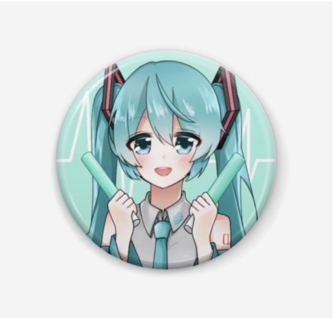 推しと一緒にライブへ行こう缶バッジ