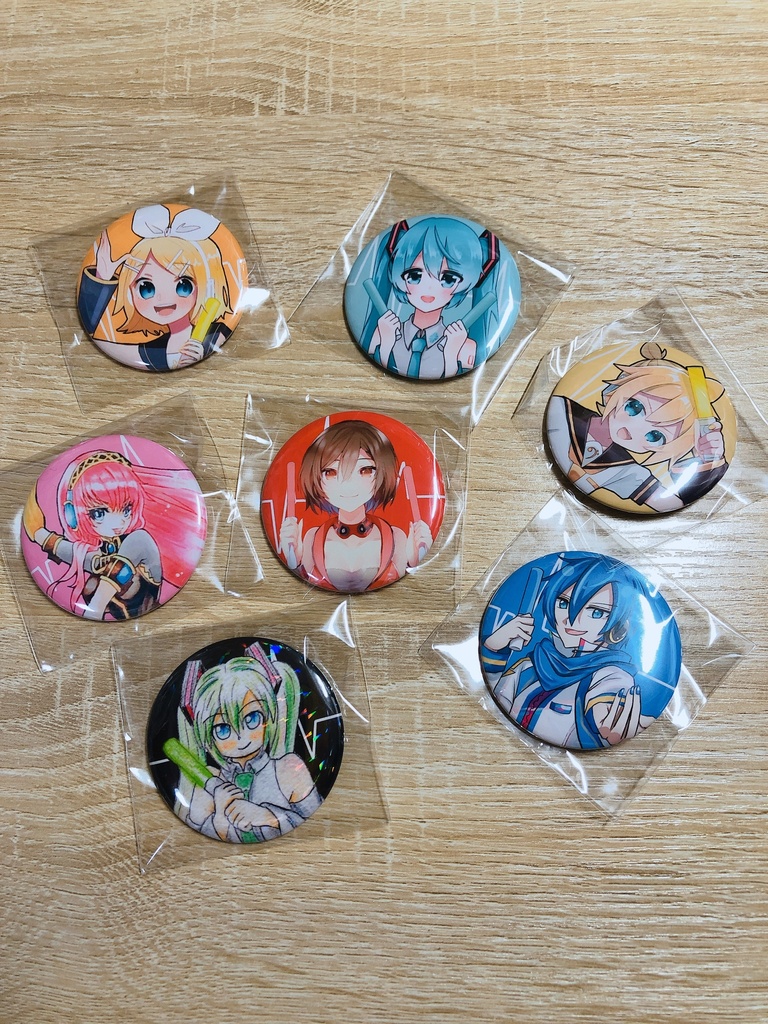 推しと一緒にライブへ行こう缶バッジ