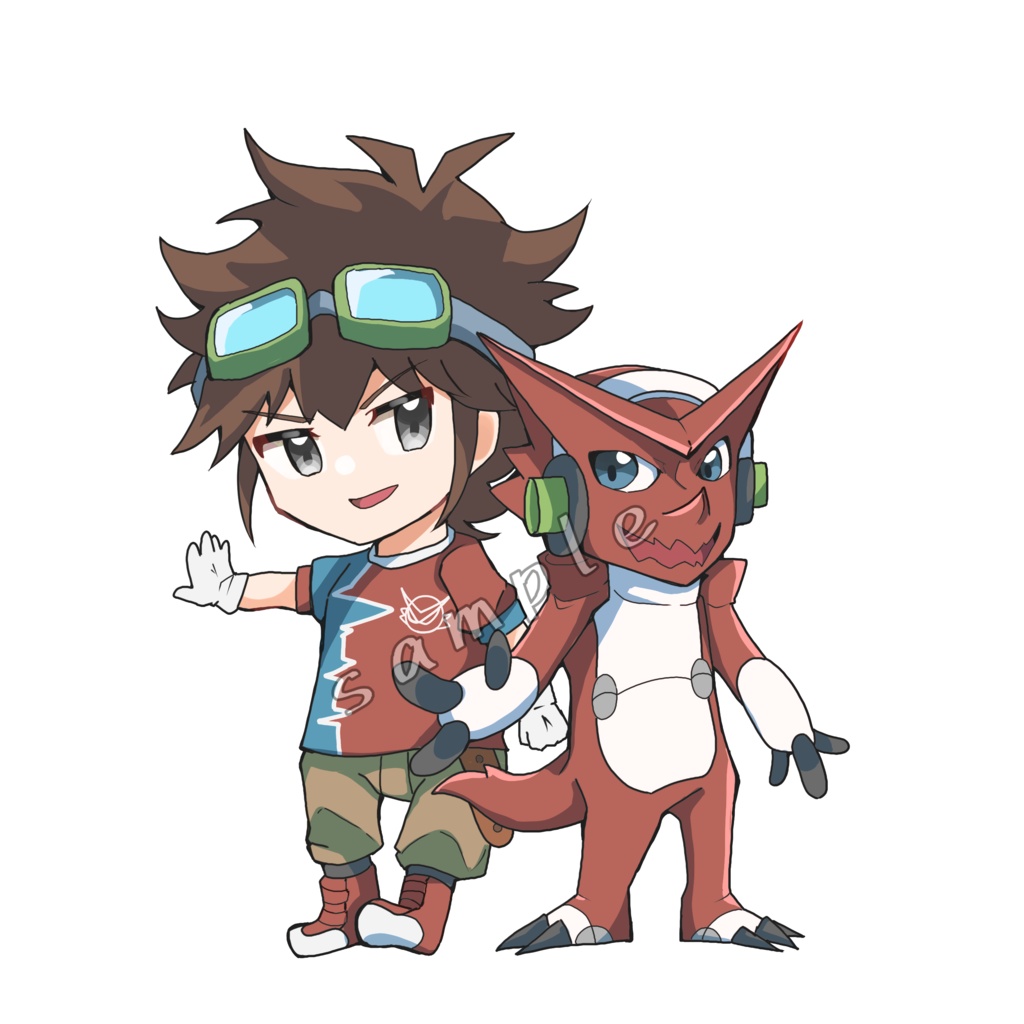 デジモンクロスウォーズ アクリルキーホルダー