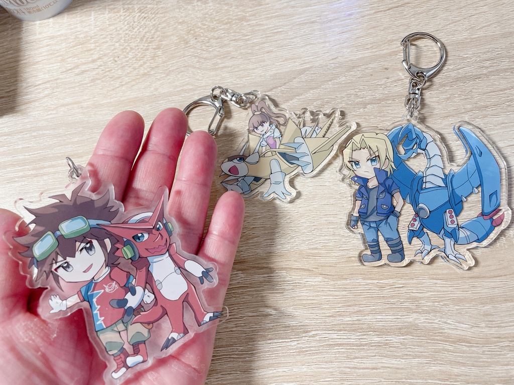 デジモンクロスウォーズ アクリルキーホルダー