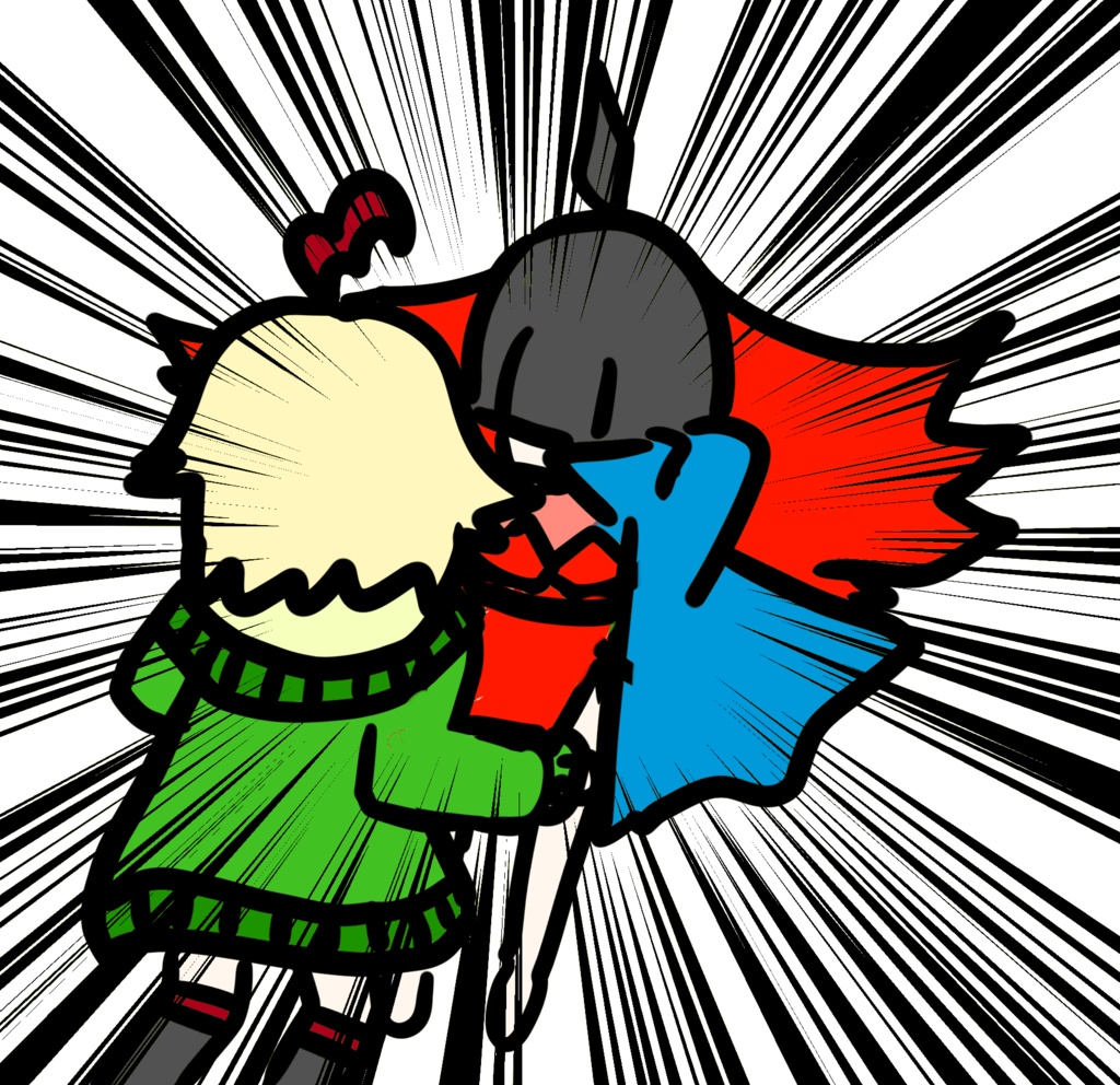 毒ぎゃくする鳩尾ステッカー