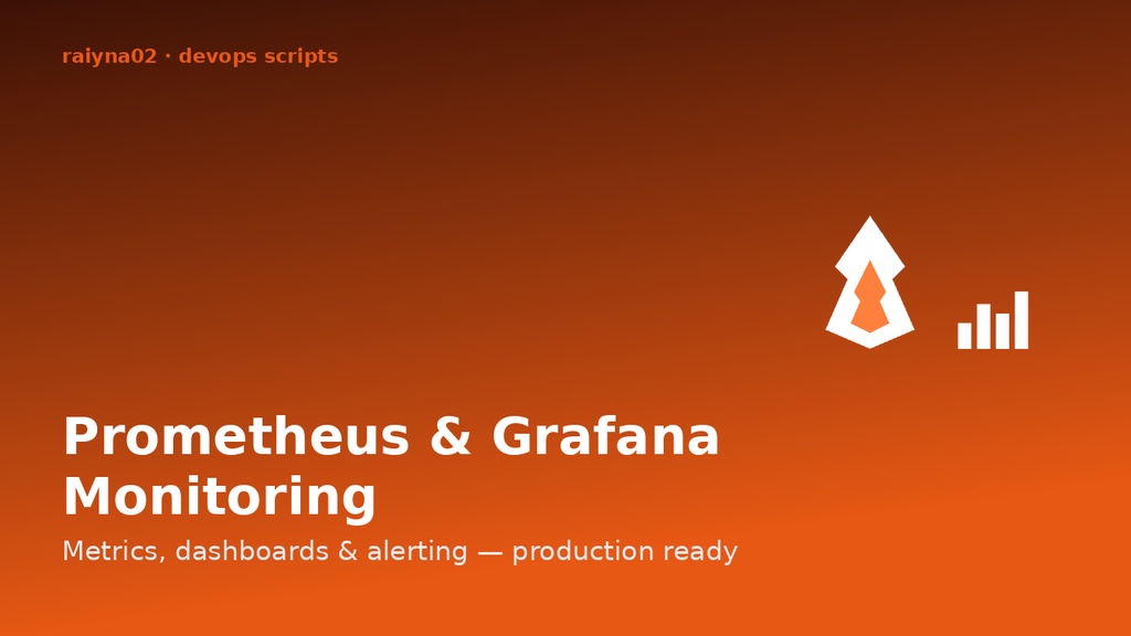 Prometheus & Grafana監視スタック構築スクリプト｜メトリクス収集・可視化を自動セットアップ（Linux/Bash）
