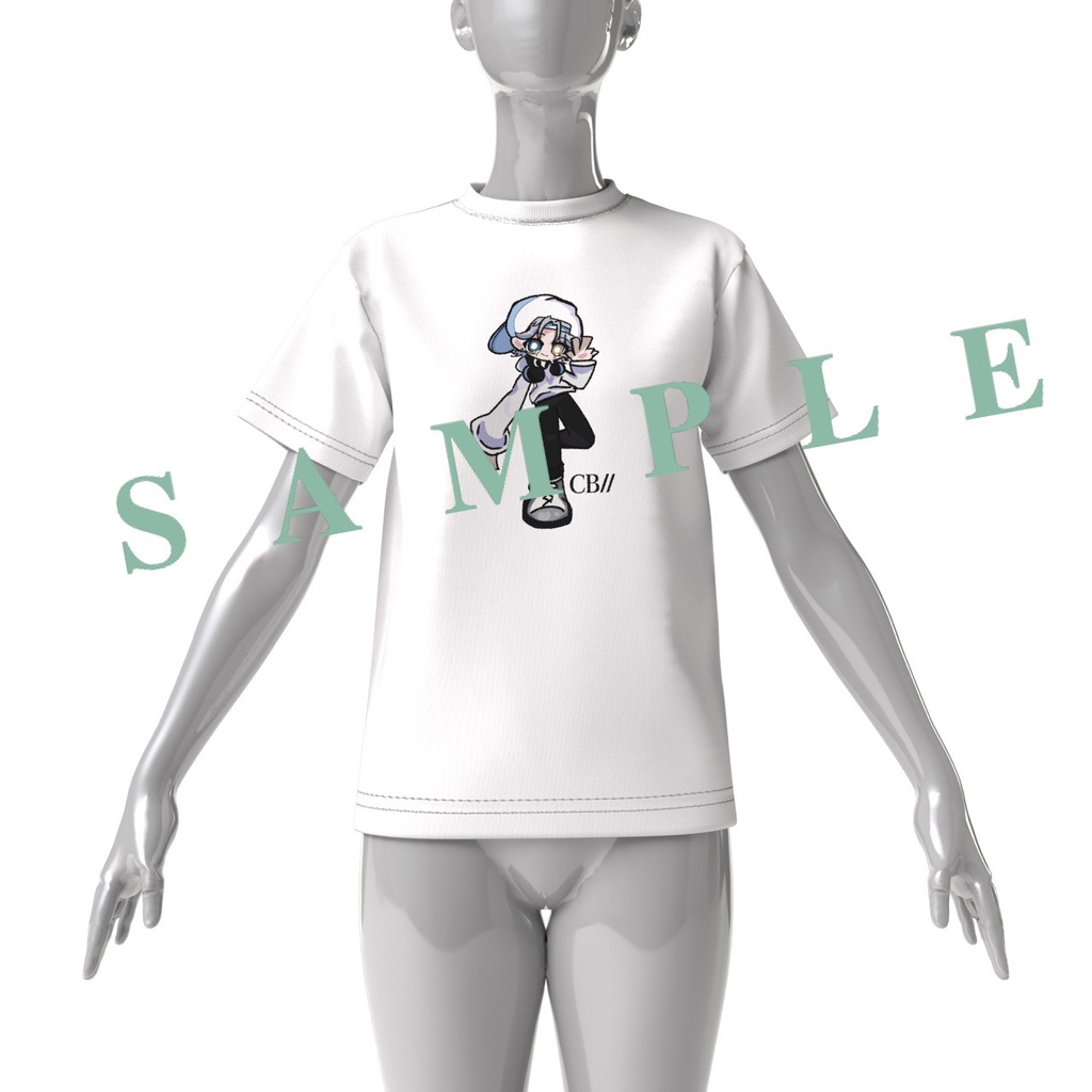 CB// ビックシルエットTシャツ(白)