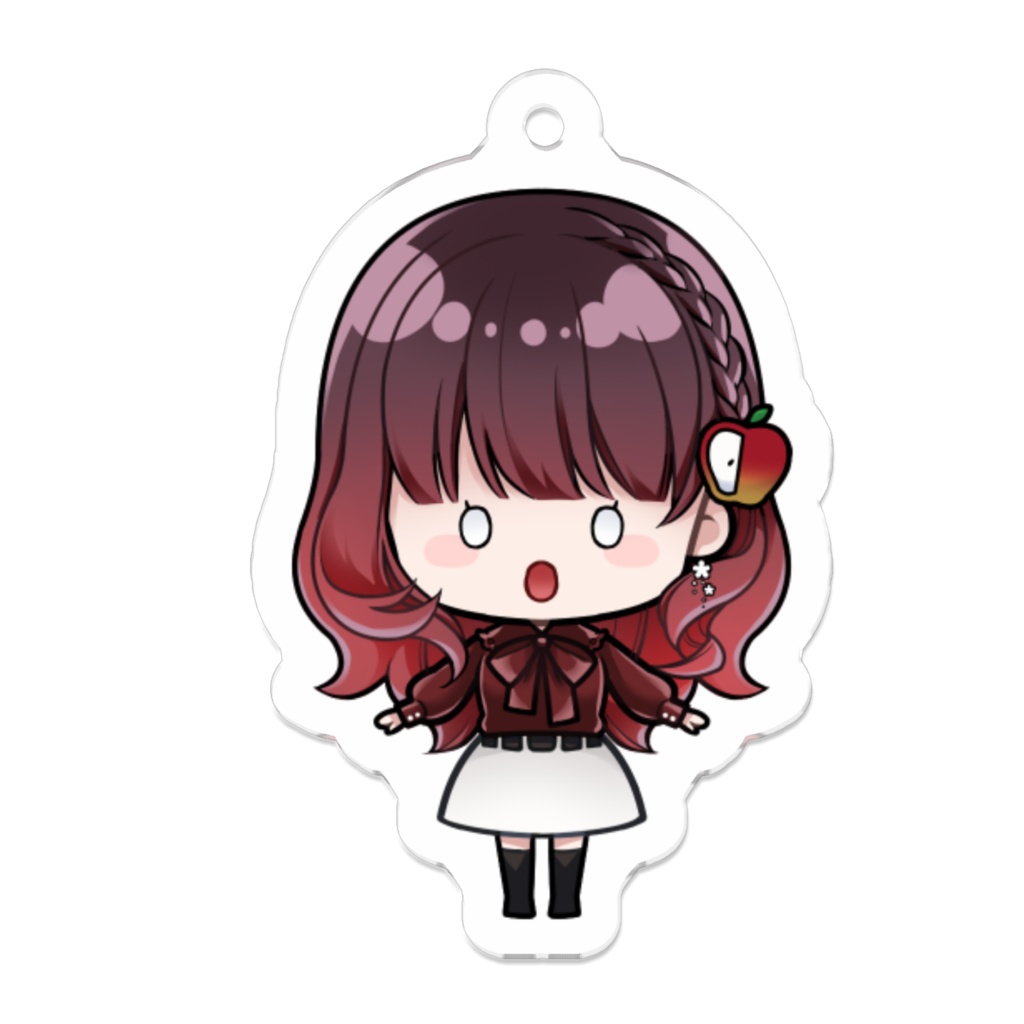 ミニキャラアクキー（ビックリ顔）