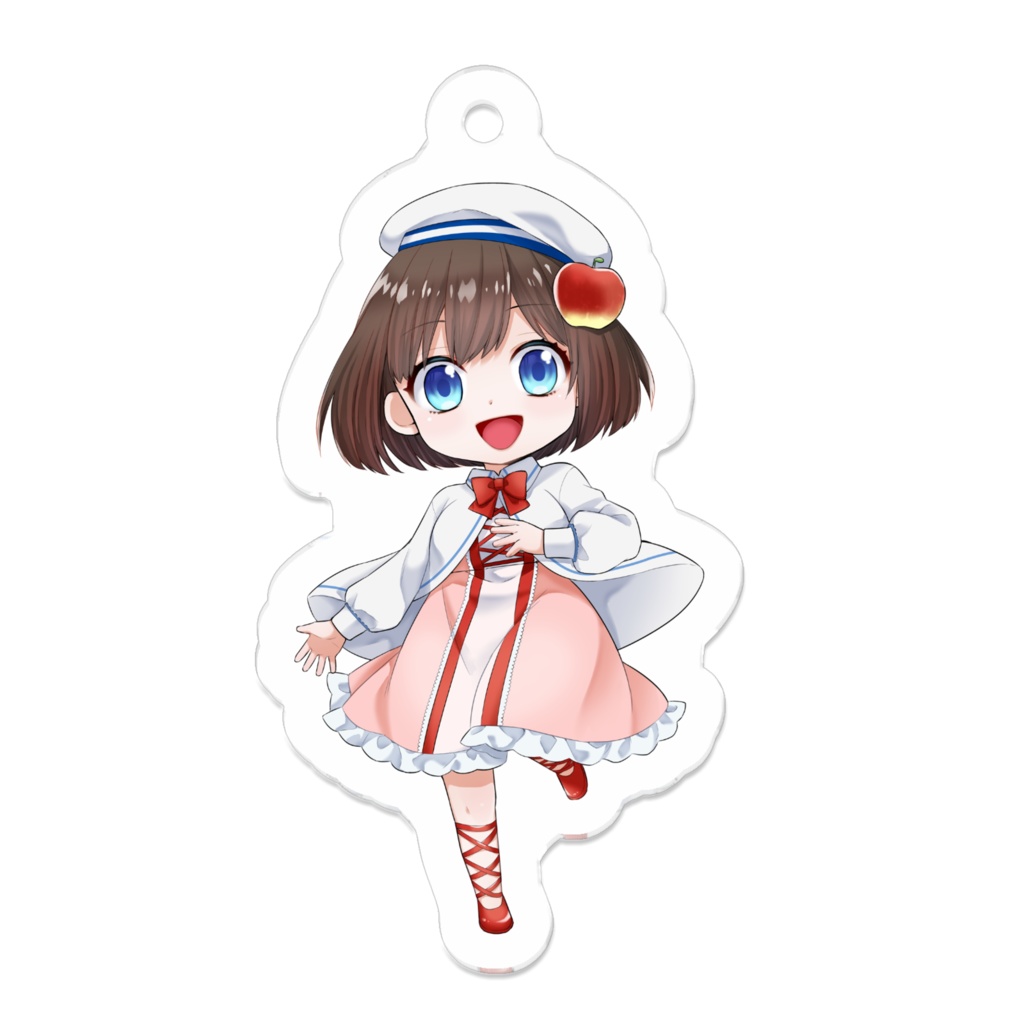 ミニキャラアクキー（髪短めちびこ）