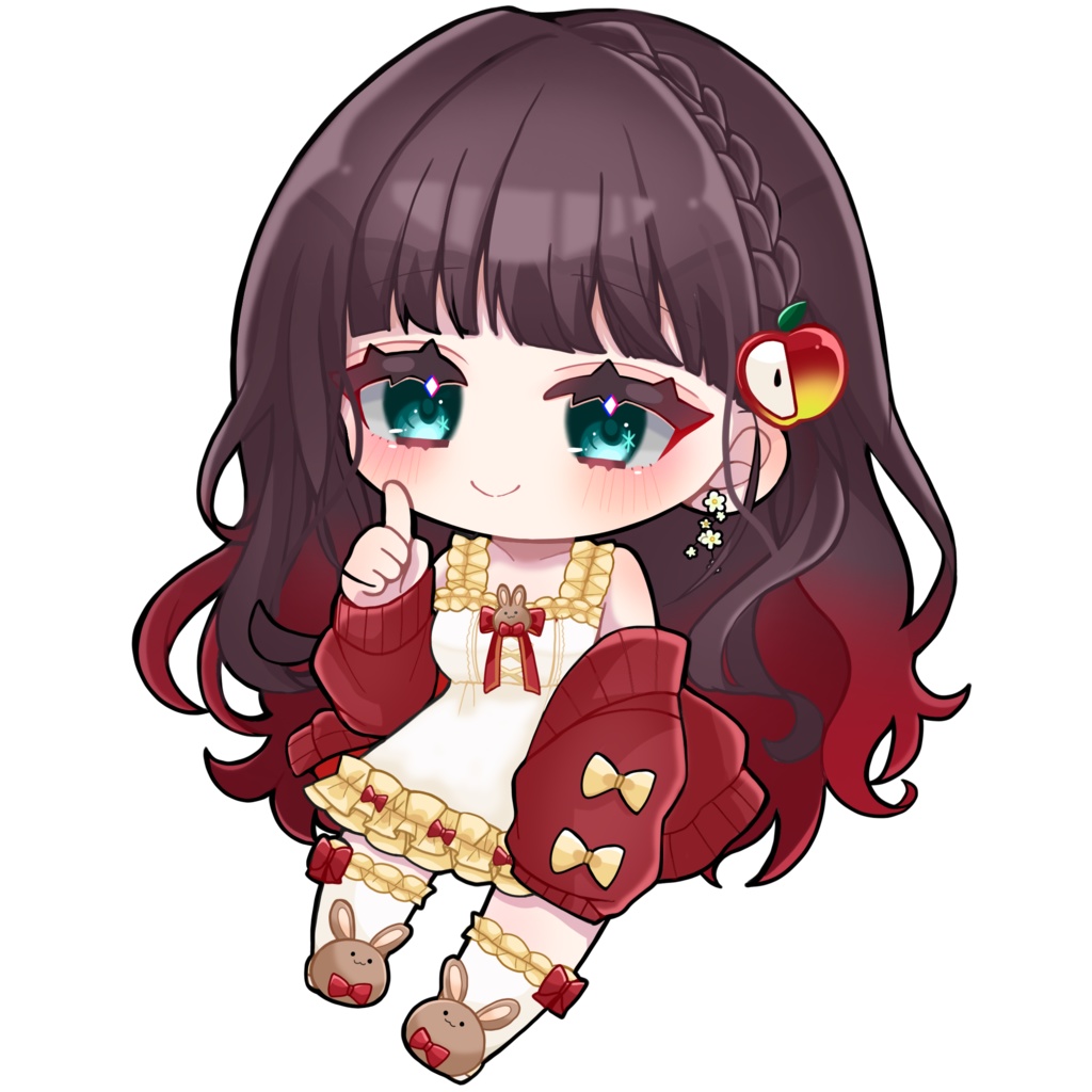 部屋着ミニキャラアクキー