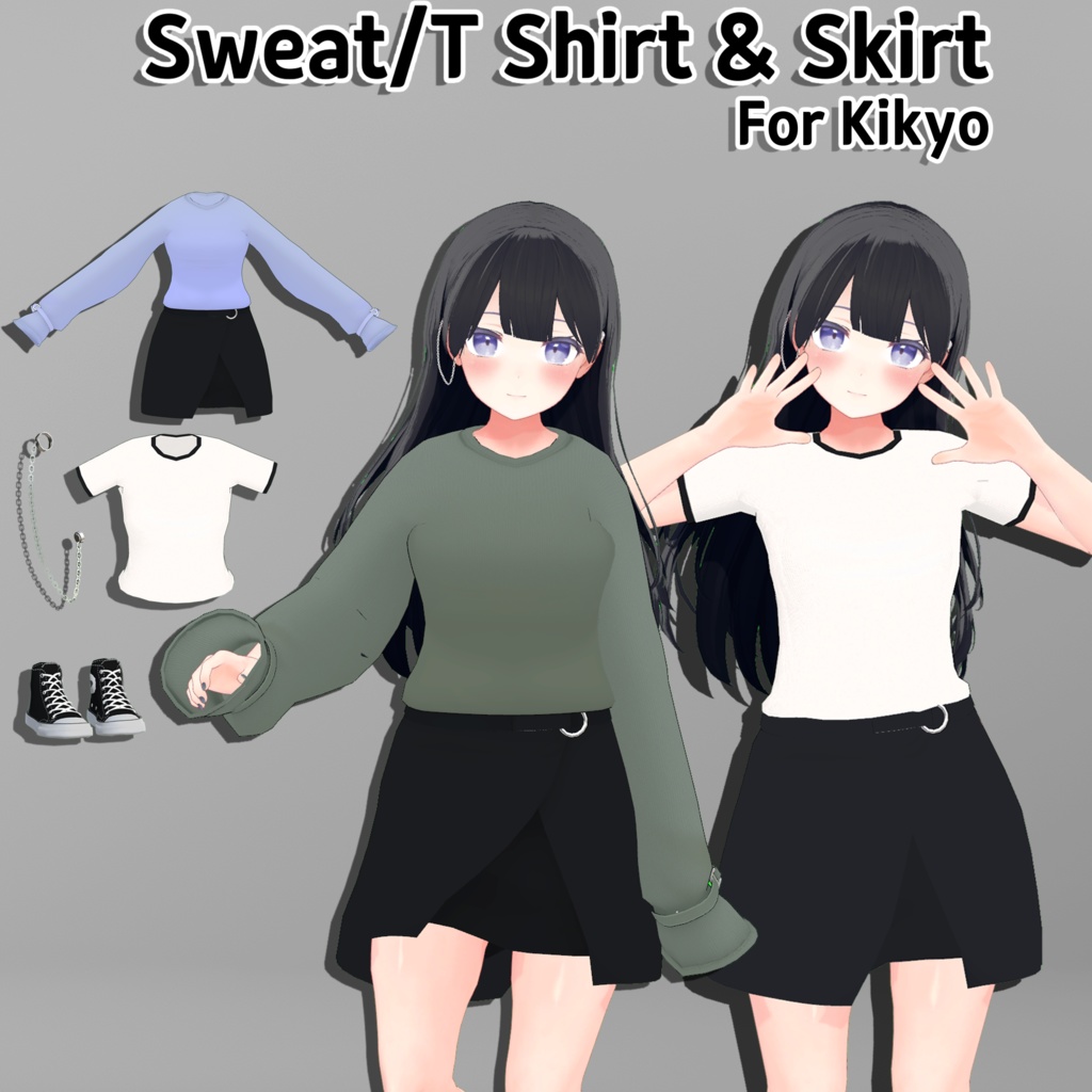 [PB対応] 桔梗 Sweat/T Shirts & Skirt 