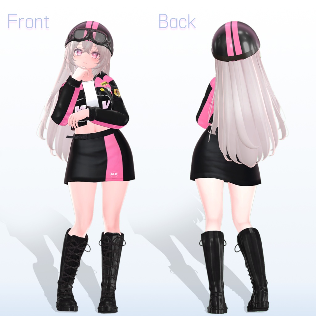 【2アバター対応】Race Jacket VRC用