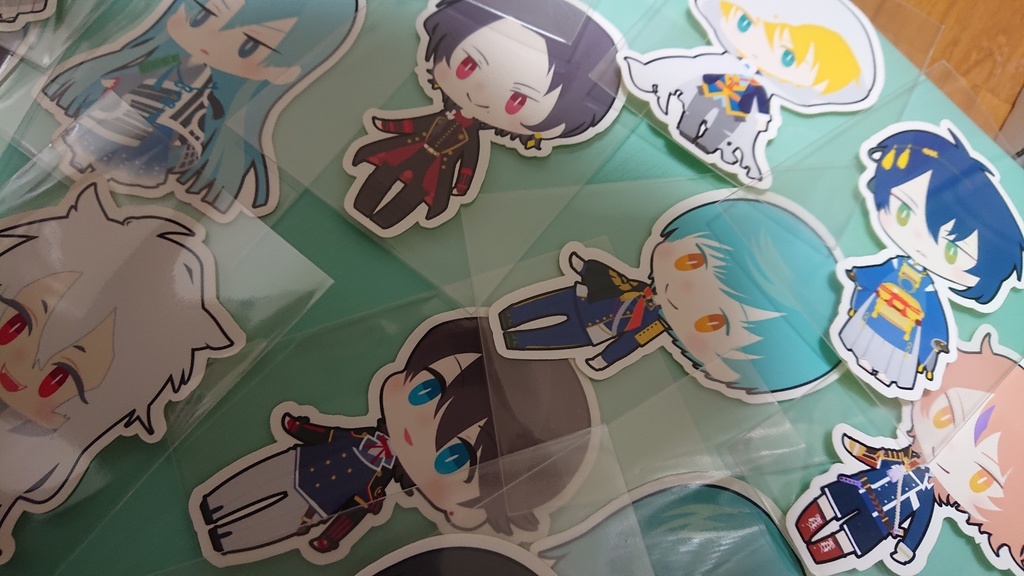 とうらぶシール1