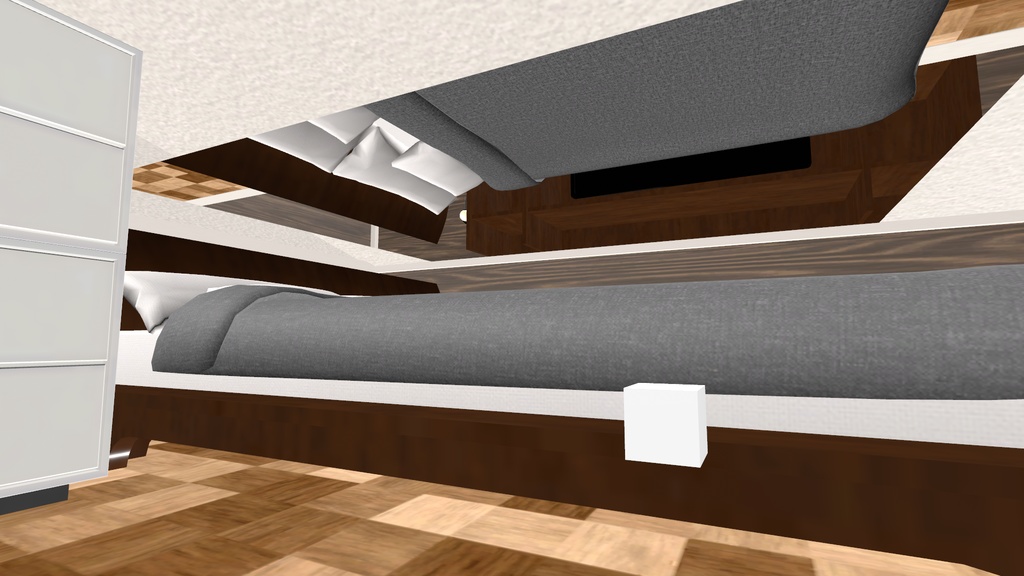 昇降機能付きミラー【VRC想定】