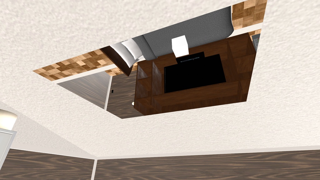 昇降機能付きミラー【VRC想定】