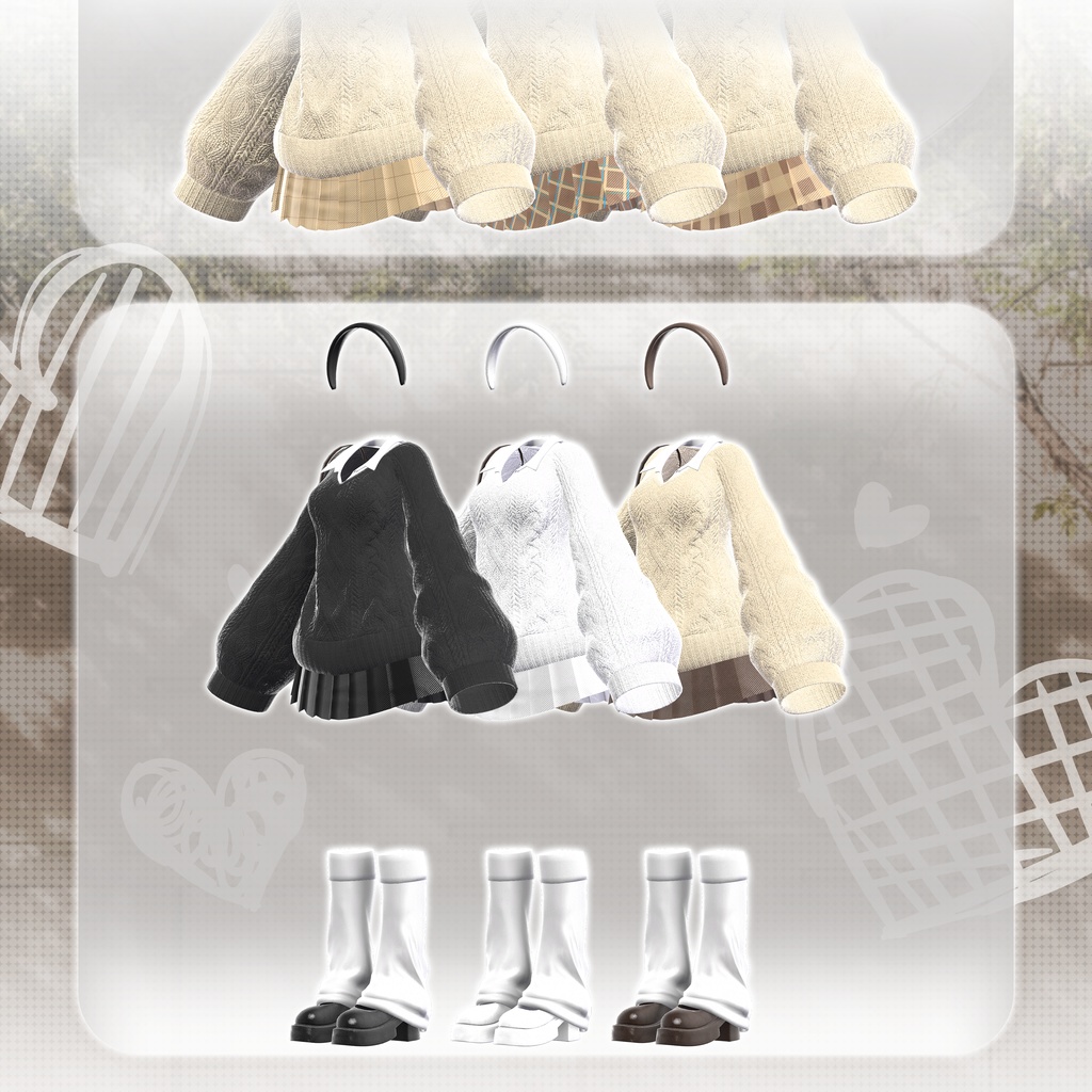 ✨✦SALEセール~ 4/9日💛MAYO💛「Mono」シリーズ【VRChat向け衣装モデル】✦✨