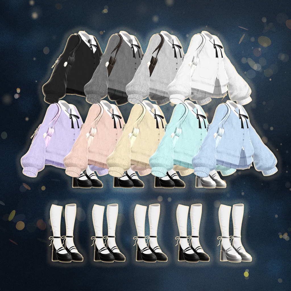 ✨✦SALEセール~ 4/9日💛MAYO💛「Mono」シリーズ【VRChat向け衣装モデル】✦✨