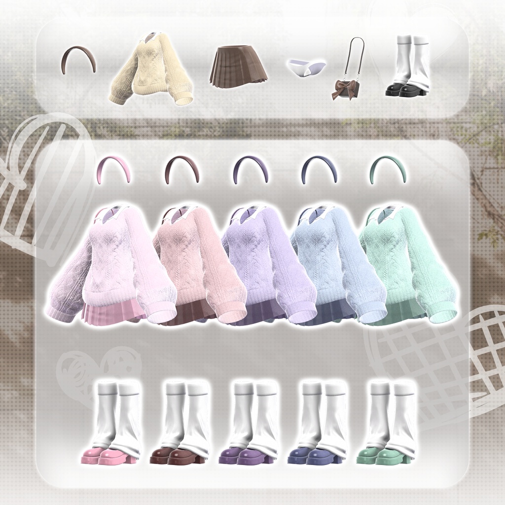 ✨✦SALEセール~ 4/9日💛MAYO💛「Mono」シリーズ【VRChat向け衣装モデル】✦✨