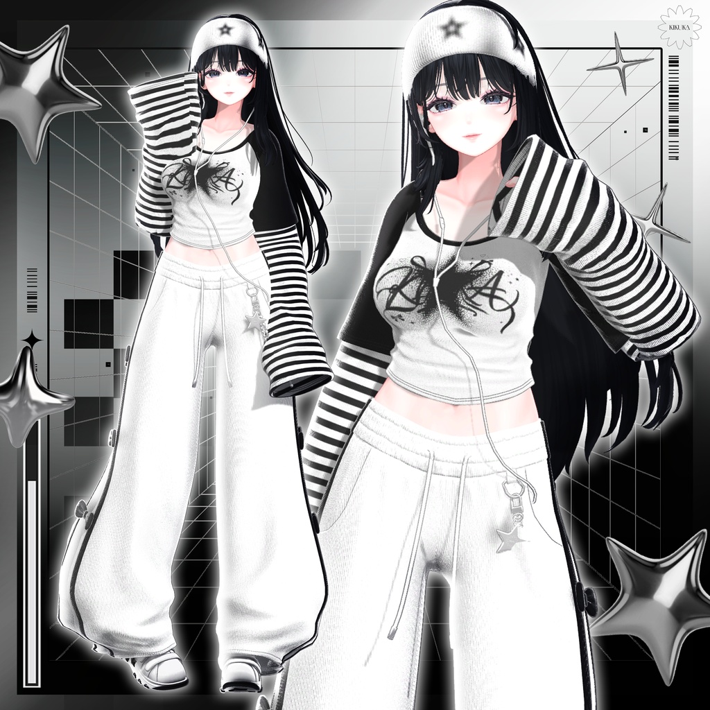 🖤✦セール~ 5/27日🖤海咲Misaki Pack🖤【VRChat向け衣装モデル】✦🖤
