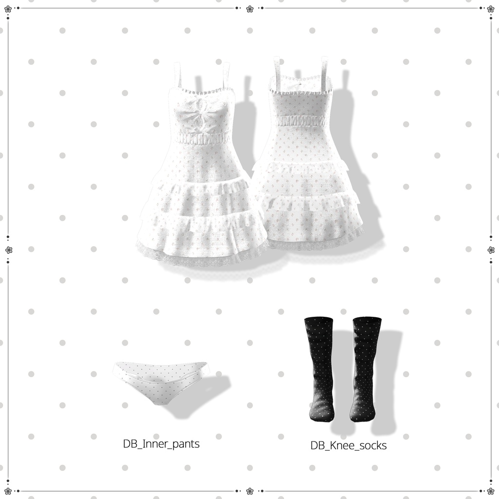 ❀•°セール中【16アバター対応】🤍🐰 • ─ Dear Bunny ─ • 🐰🤍【VRChat向け衣装モデル】°•❀