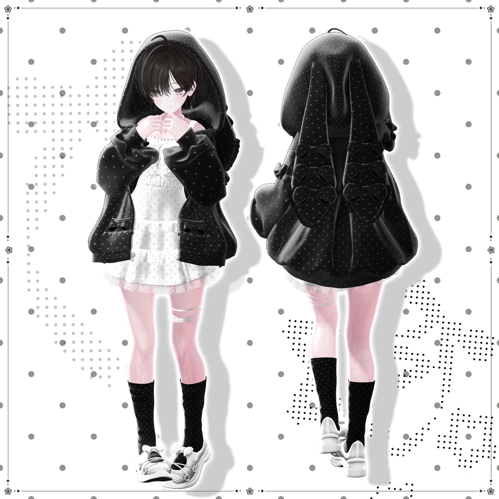 ❀•°セール中【16アバター対応】🤍🐰 • ─ Dear Bunny ─ • 🐰🤍【VRChat向け衣装モデル】°•❀