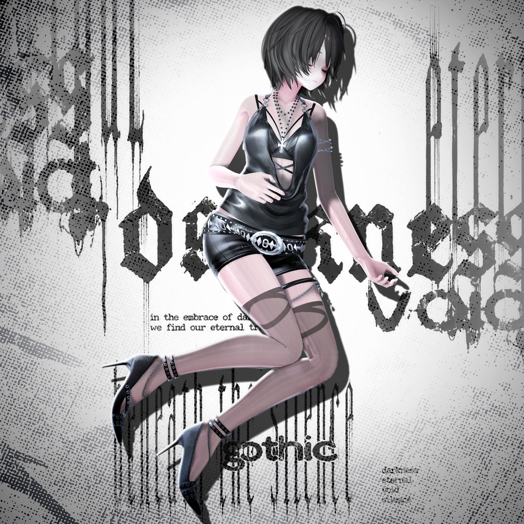 ❖セール中 ~8/5日🖤【10アバター対応】❖†─Alternative─†❖【VRChat向け衣装モデル】❖