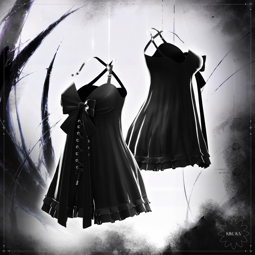🖤セール中🖤【14アバター対応】✦☾✧Nightmare Requiem✧☾✦【VRChat向け衣装モデル】