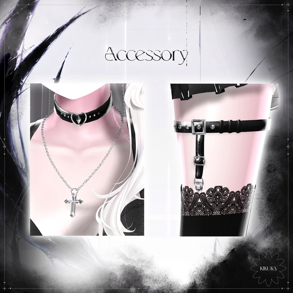 🖤セール中🖤【14アバター対応】✦☾✧Nightmare Requiem✧☾✦【VRChat向け衣装モデル】