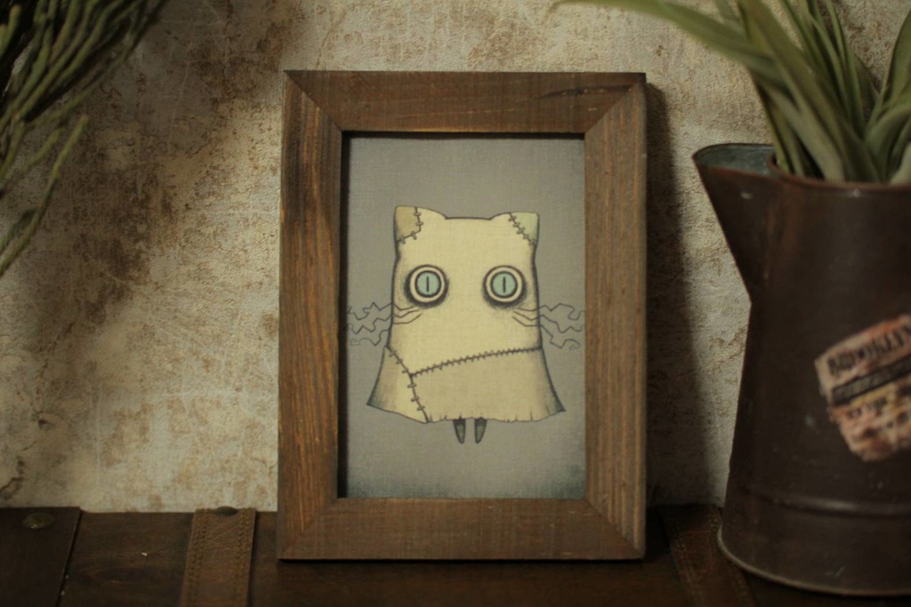 猫かぶり　複製画