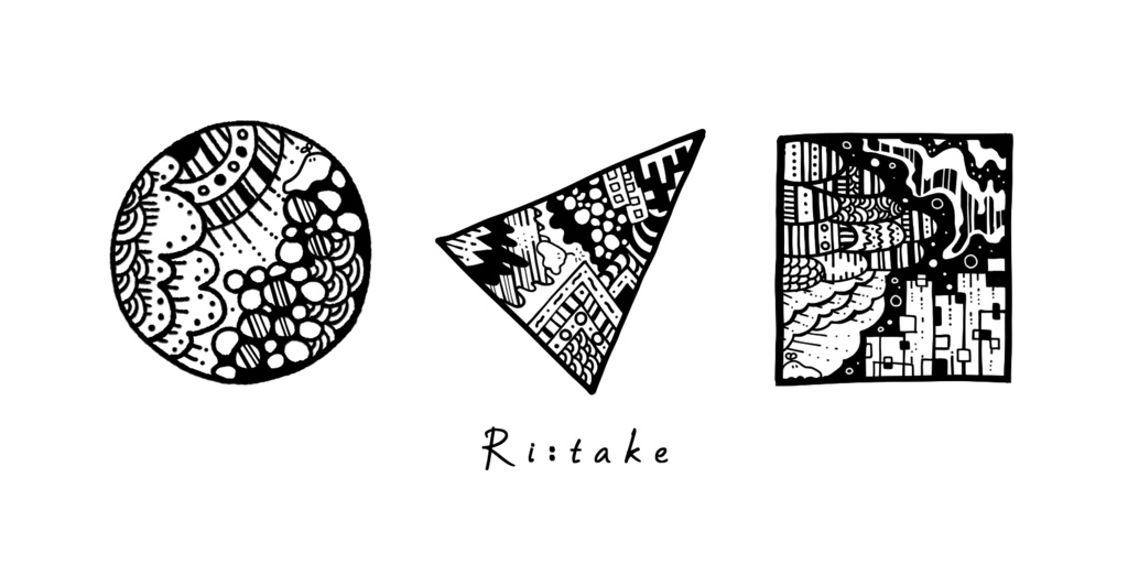 〇△□缶バッジ