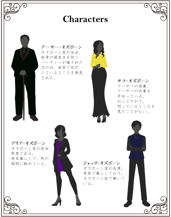 アーサー・オズボーン殺人事件 ~欲するは、金~