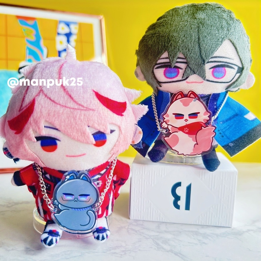 【あかいこ】ぱぺ用チャーム【くろいこ】