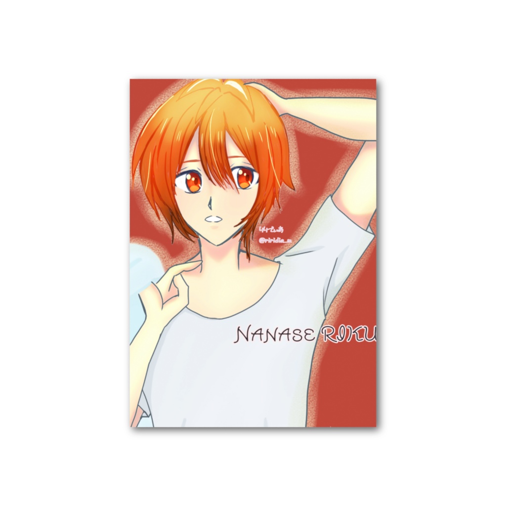 【IDOLiSH7】七瀬陸ブロマイド風