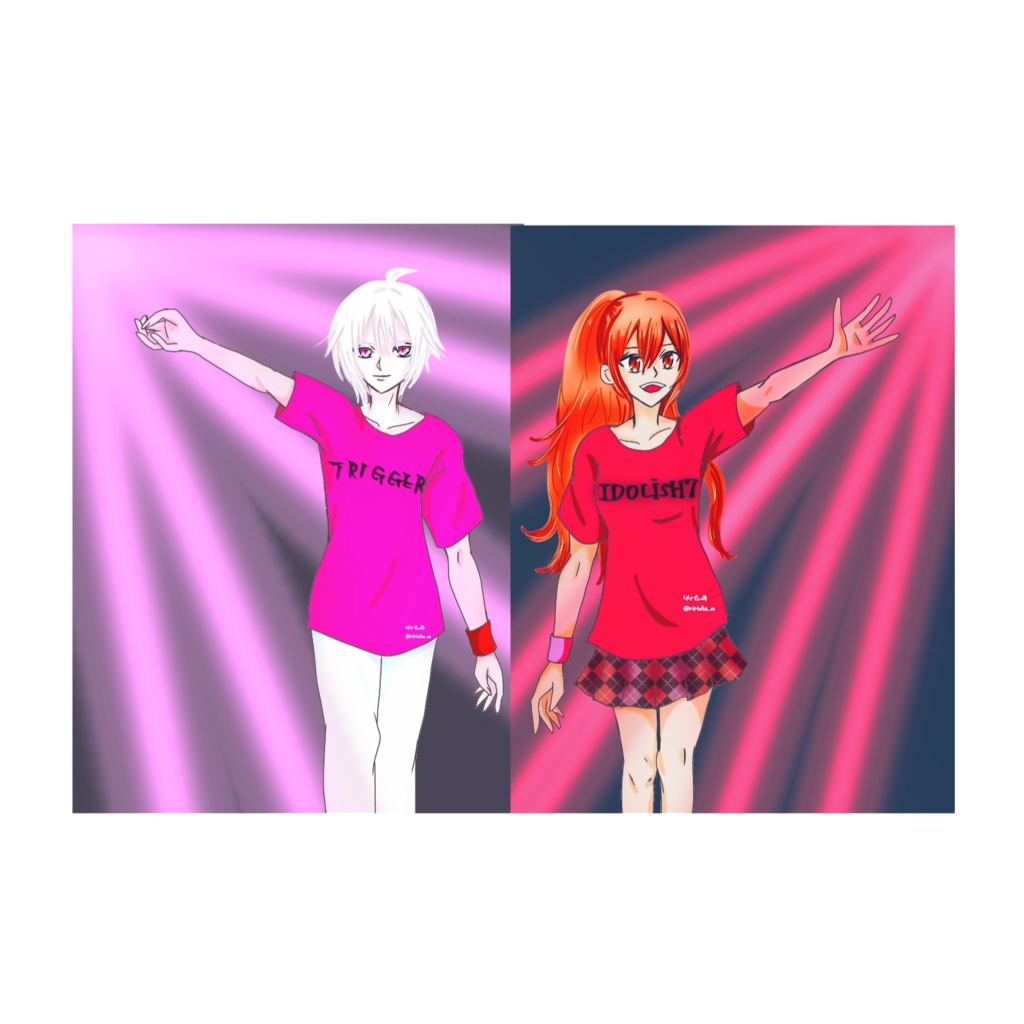 【九条天✖️七瀬陸】ステッカー