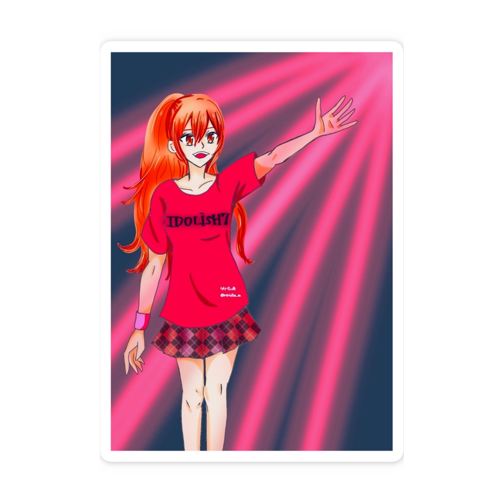 【七瀬陸】スマホ用ステッカー