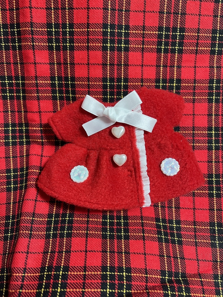 ♥️コートワンピース(レッド)