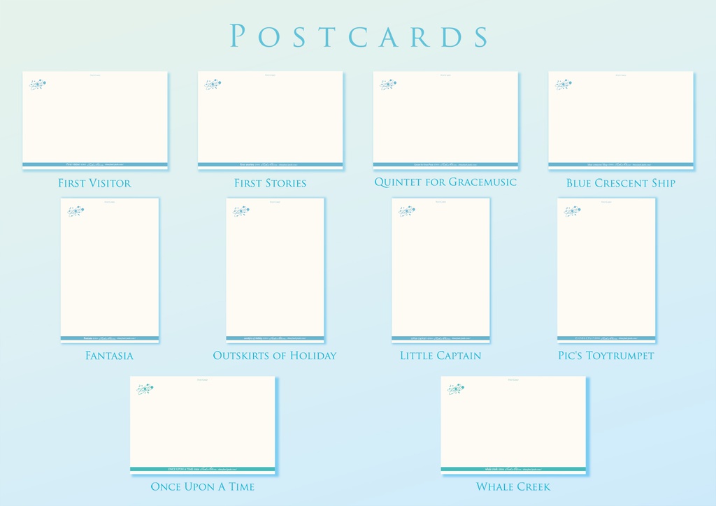 ポストカード10枚セット / Postcard set - 10 pieces