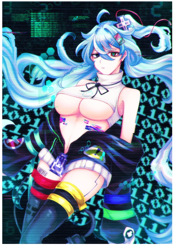 可視江良ノファ クリアファイル イメージイラストVer.