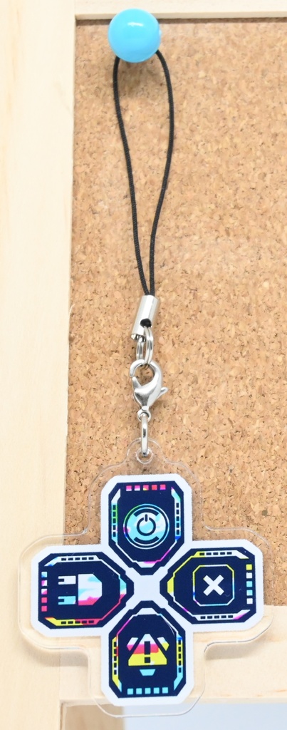 可視江良ノファ ロゴ アクリルキーホルダー (裏面艶消しVer.)