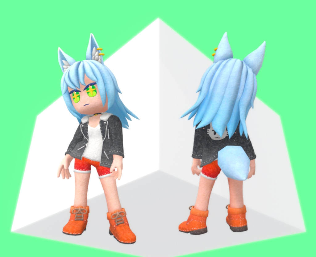 オリジナル3Dモデル ("Pichi")