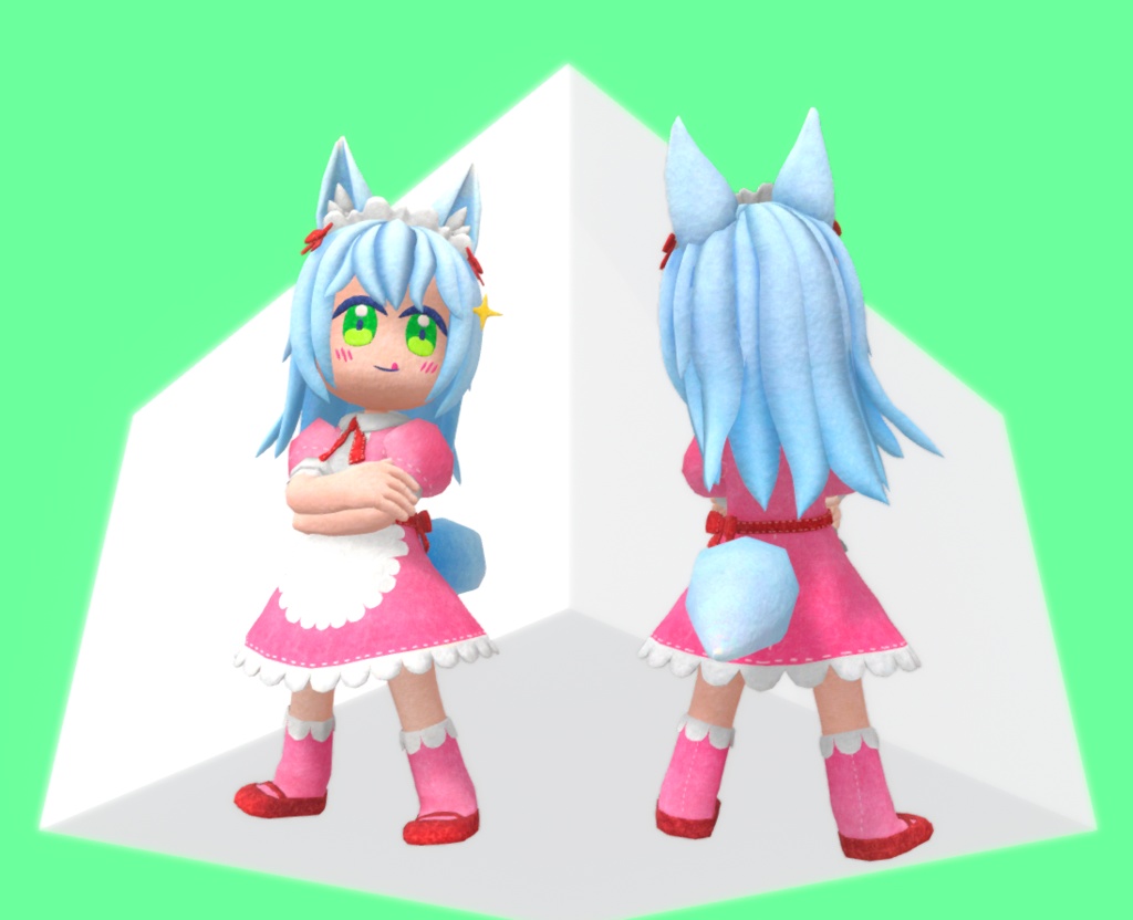 オリジナル3Dモデル ("Pichi")