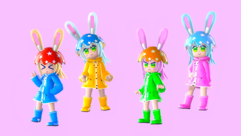 オリジナル3Dモデル ("Pichi Easter")