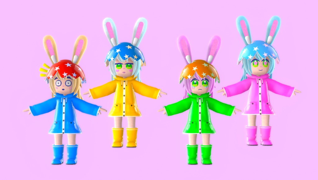 オリジナル3Dモデル ("Pichi Easter")