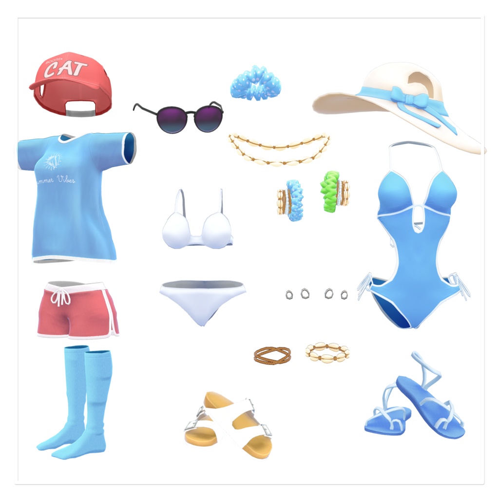 オリジナル 3Dモデルの「ステイシー」"Stacie"