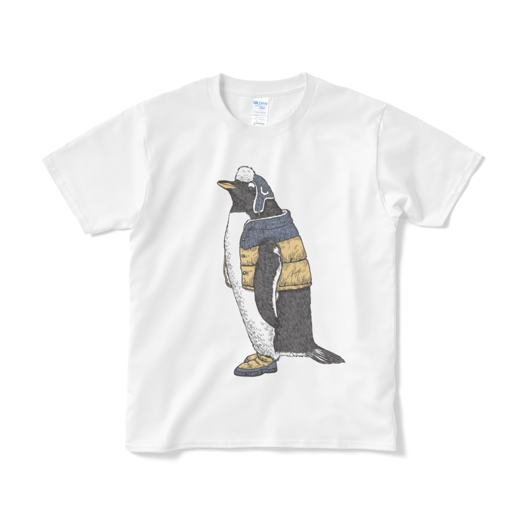 Fashionable Gentoo Penguin T-shirt 白