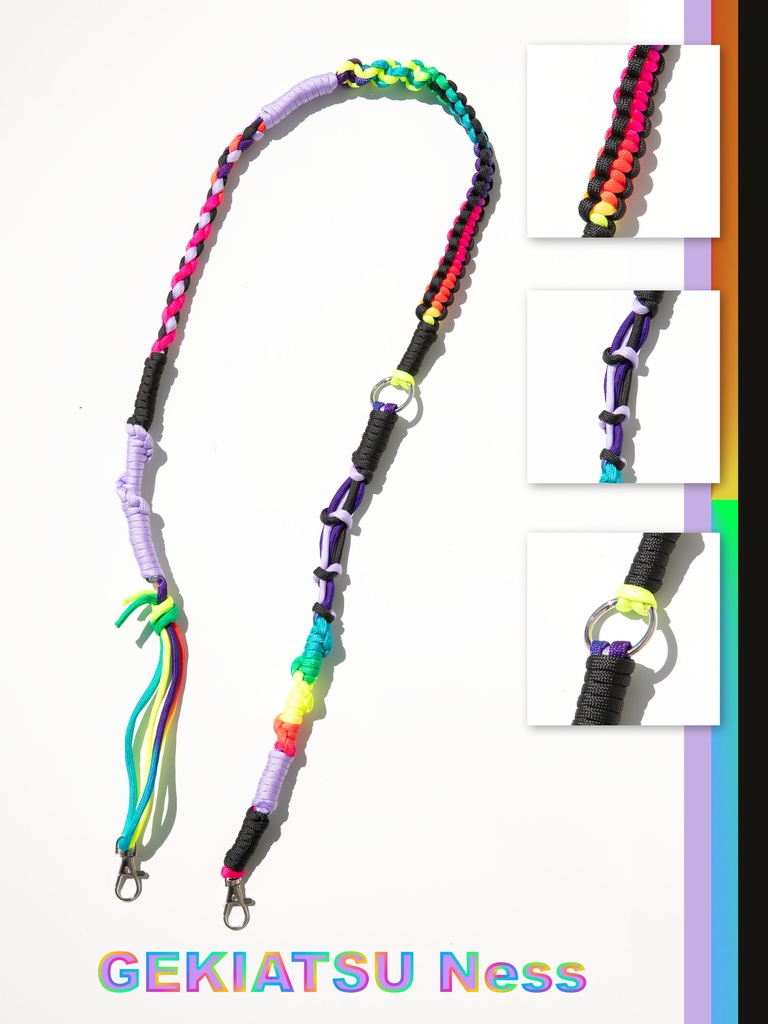 ハンドストラップ│ショルダーストラップ│つながるぱぺホルダー【製作:ぬぅ】