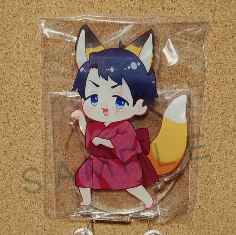 まめきつねどりょみず アクスタセット