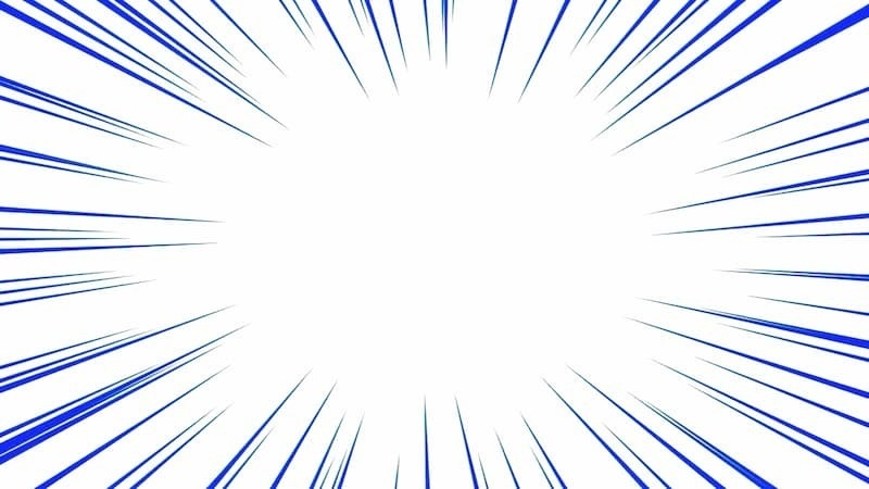 【mp4動画素材】マンガのような集中線5色