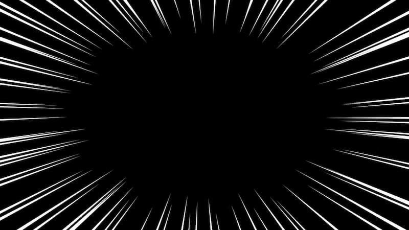 【mp4動画素材】マンガのような集中線5色